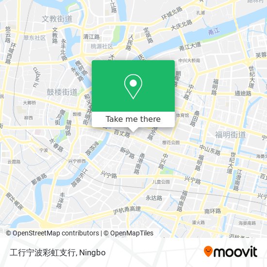 工行宁波彩虹支行 map
