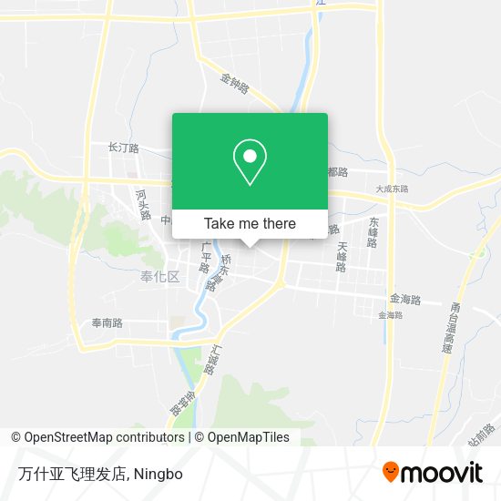 万什亚飞理发店 map