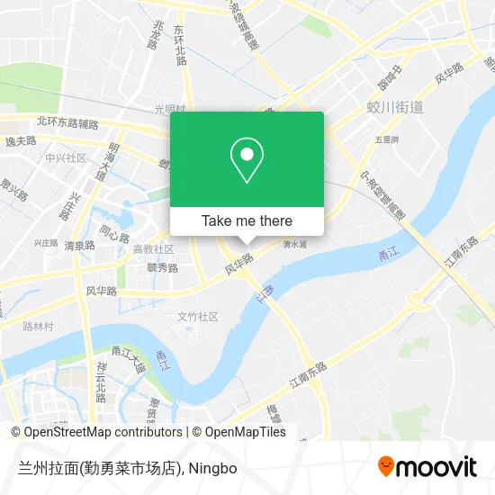 兰州拉面(勤勇菜市场店) map