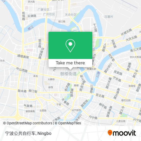 宁波公共自行车 map