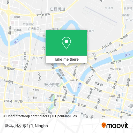 新马小区-东1门 map