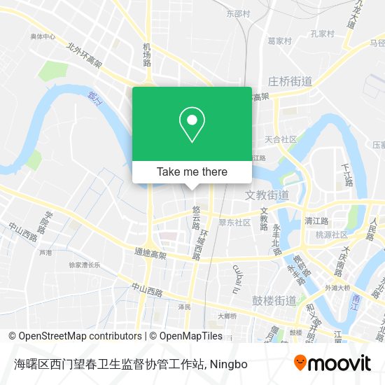 海曙区西门望春卫生监督协管工作站 map