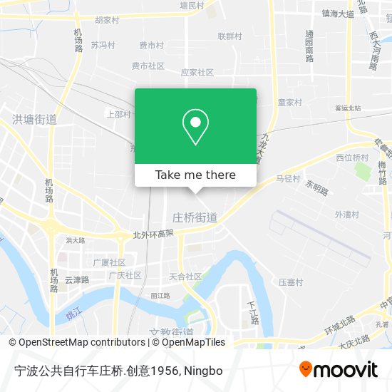 宁波公共自行车庄桥.创意1956 map
