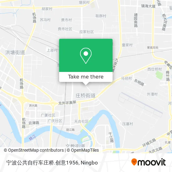 宁波公共自行车庄桥.创意1956 map