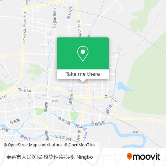 余姚市人民医院-感染性疾病楼 map