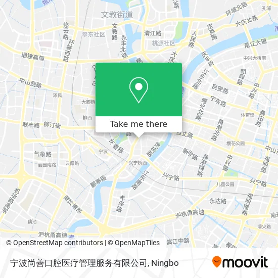宁波尚善口腔医疗管理服务有限公司 map