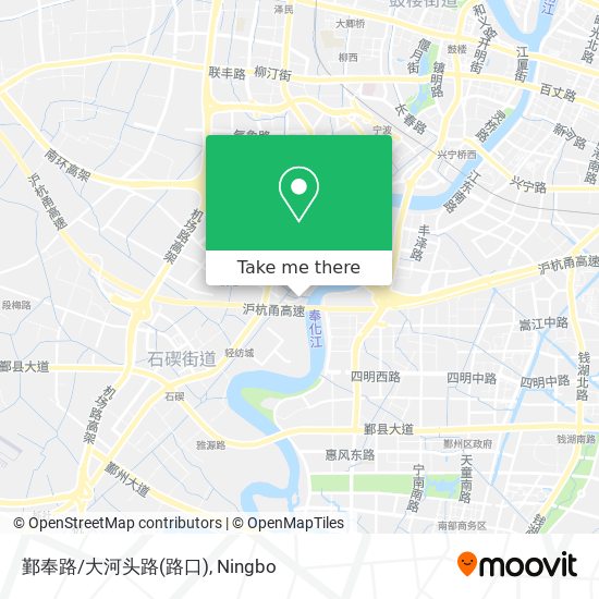 鄞奉路/大河头路(路口) map