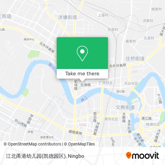 江北甬港幼儿园(凯德园区) map