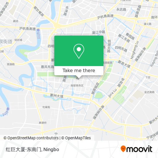 红巨大厦-东南门 map