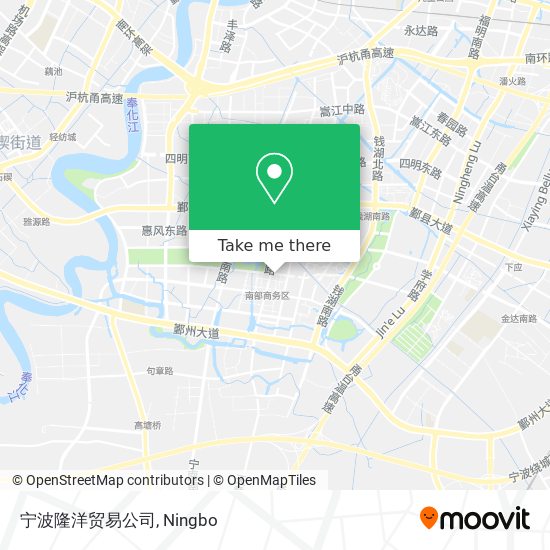 宁波隆洋贸易公司 map