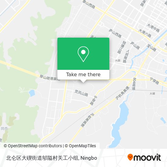 北仑区大碶街道邬隘村关工小组 map