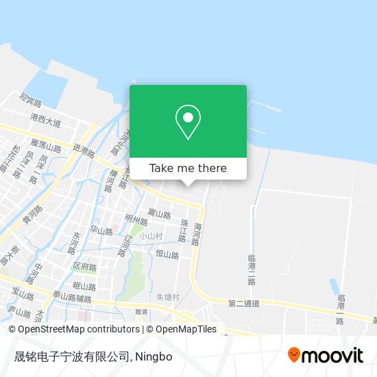 晟铭电子宁波有限公司 map