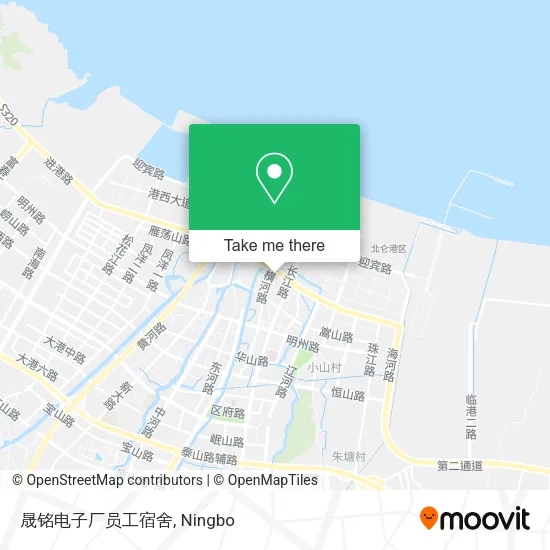 晟铭电子厂员工宿舍 map