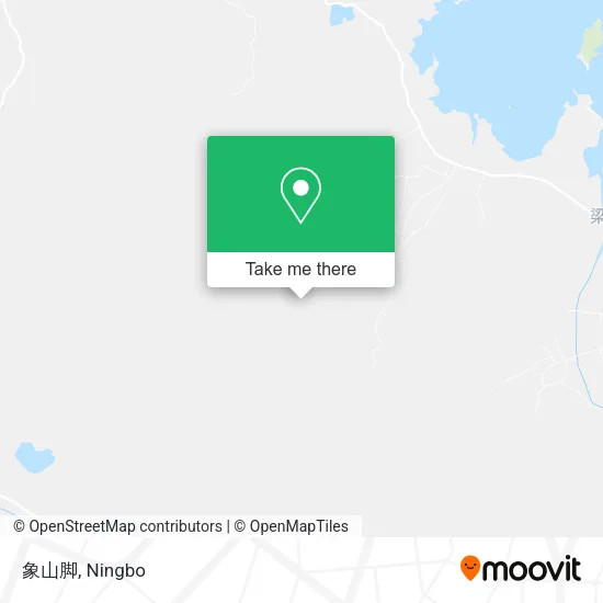 象山脚 map