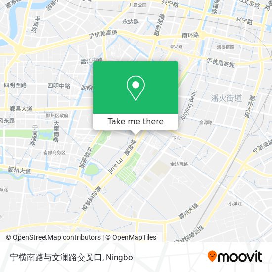 宁横南路与文澜路交叉口 map
