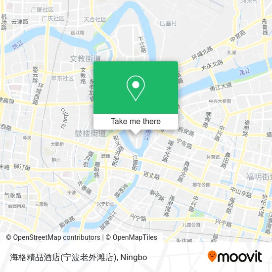 海格精品酒店(宁波老外滩店) map