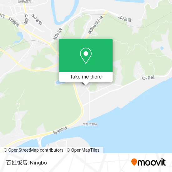 百姓饭店 map