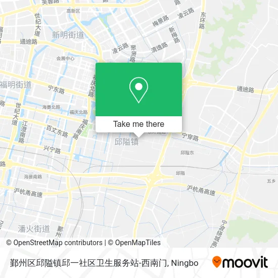 鄞州区邱隘镇邱一社区卫生服务站-西南门 map