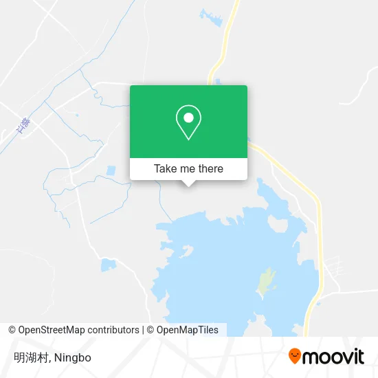 明湖村 map