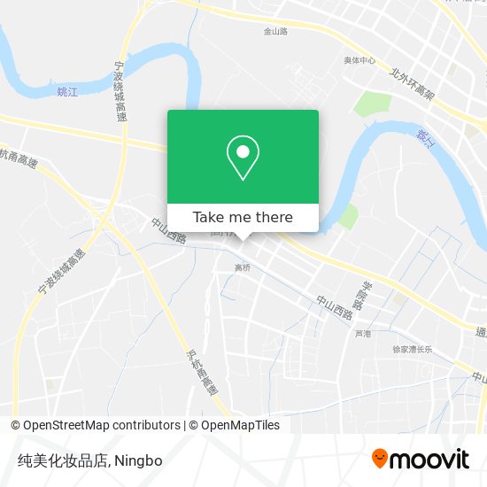 纯美化妆品店 map