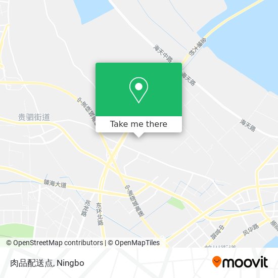 肉品配送点 map
