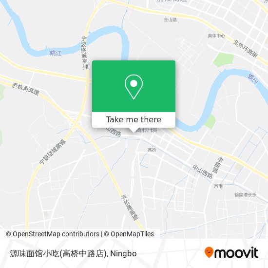 源味面馆小吃(高桥中路店) map
