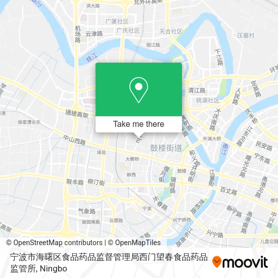 宁波市海曙区食品药品监督管理局西门望春食品药品监管所 map