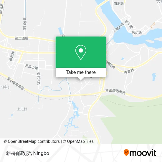 薪桥邮政所 map