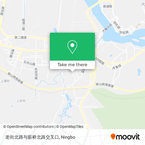 老街北路与薪桥北路交叉口 map