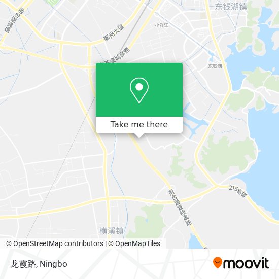 龙霞路 map