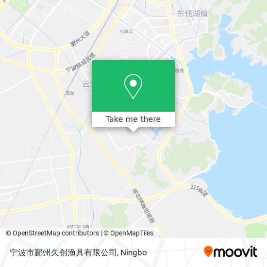 宁波市鄞州久创渔具有限公司 map