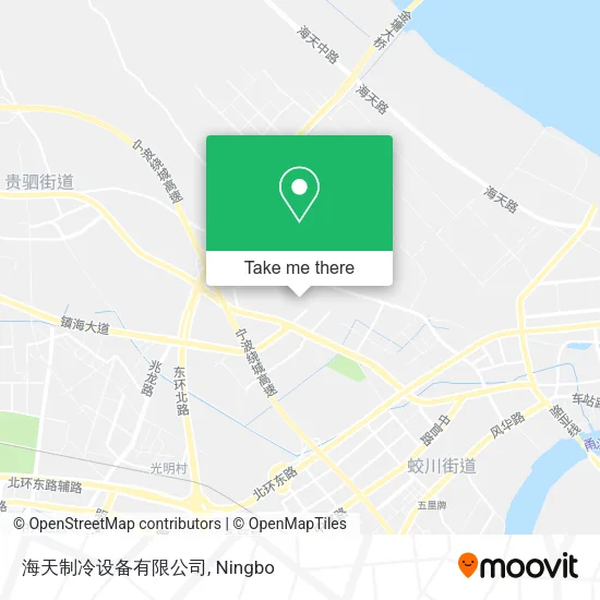 海天制冷设备有限公司 map