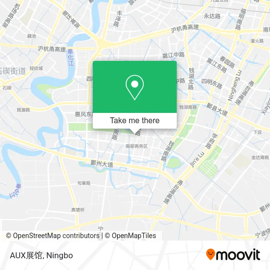 AUX展馆 map