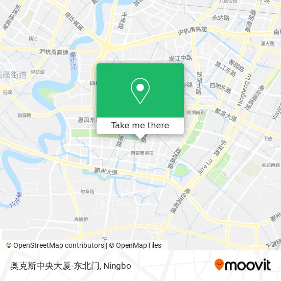 奥克斯中央大厦-东北门 map