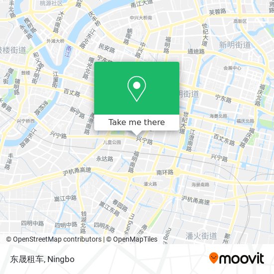 东晟租车 map