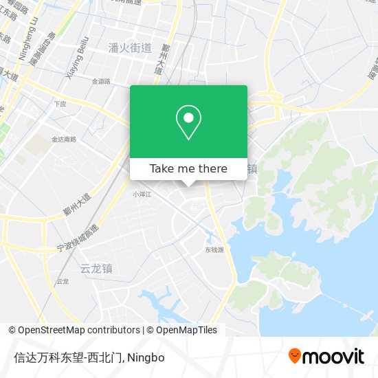 信达万科东望-西北门 map