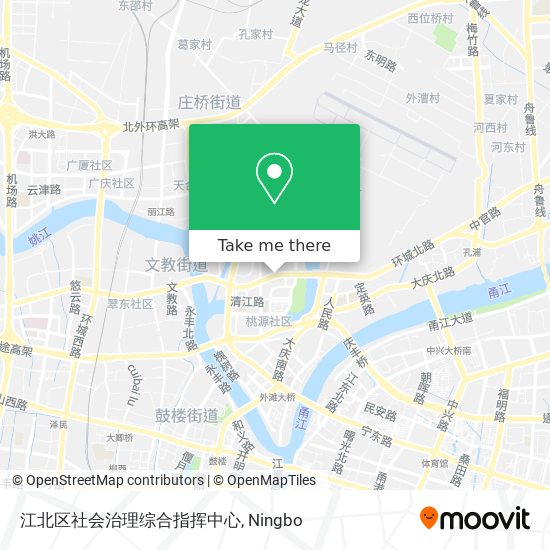 江北区社会治理综合指挥中心 map