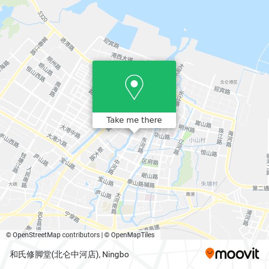 和氏修脚堂(北仑中河店) map