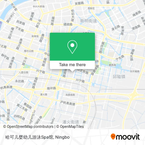 哈可儿婴幼儿游泳Spa馆 map