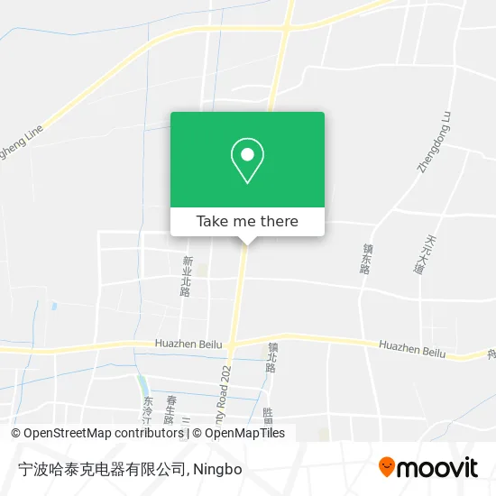 宁波哈泰克电器有限公司 map