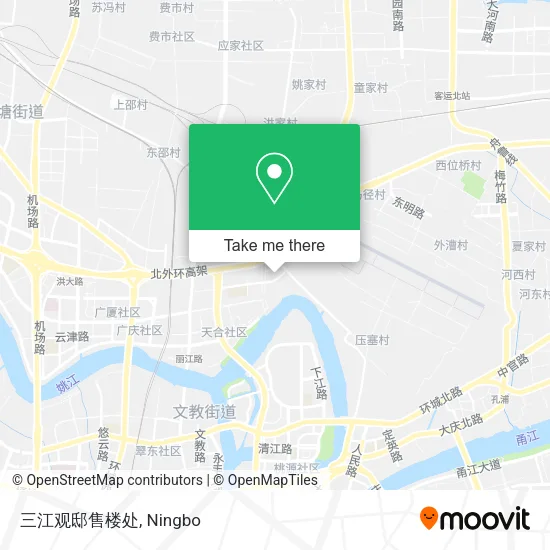 三江观邸售楼处 map
