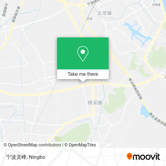 宁波灵峰 map