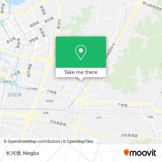 长河塘 map