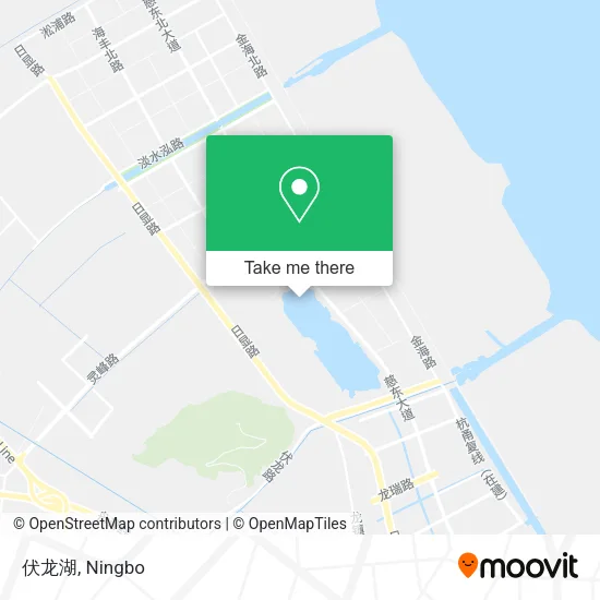 伏龙湖 map
