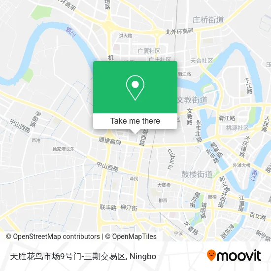 天胜花鸟市场9号门-三期交易区 map