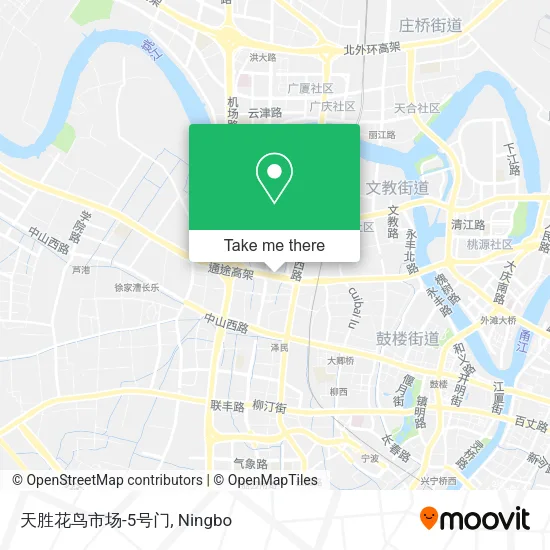 天胜花鸟市场-5号门 map