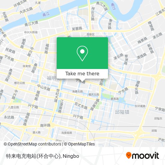 特来电充电站(环合中心) map