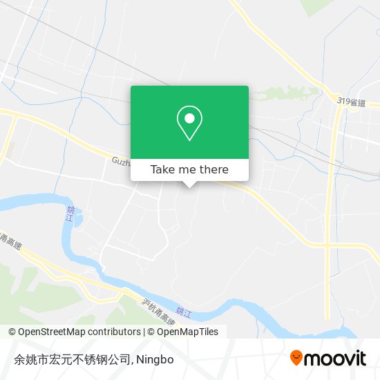 余姚市宏元不锈钢公司 map