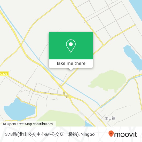378路(龙山公交中心站-公交庆丰桥站) map