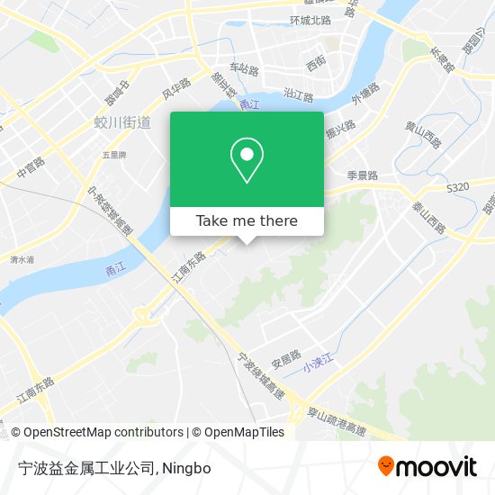 宁波益金属工业公司 map